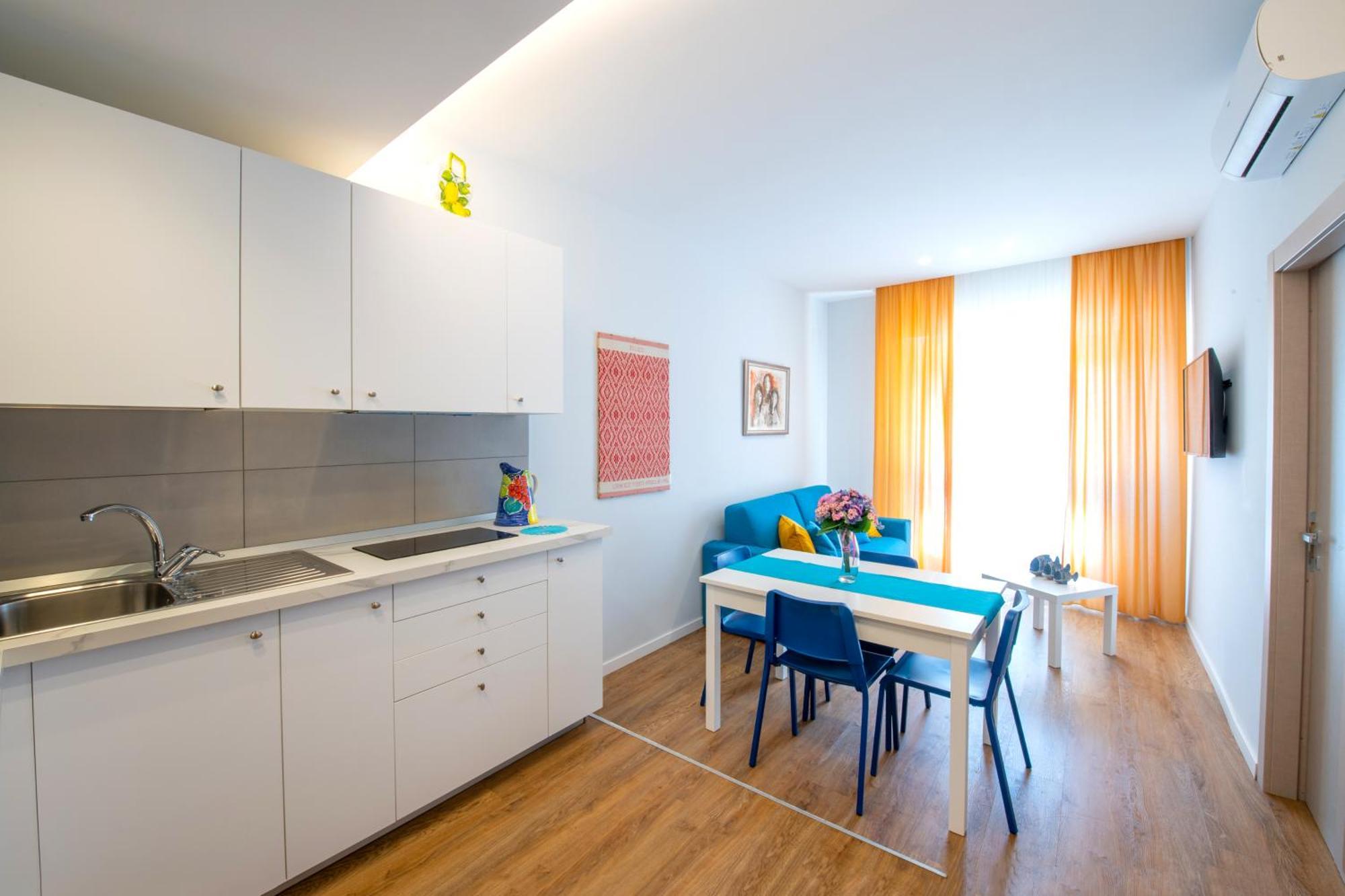 קסטלמרה די סטביה Shabby Chic Seaview Apartments מראה חיצוני תמונה