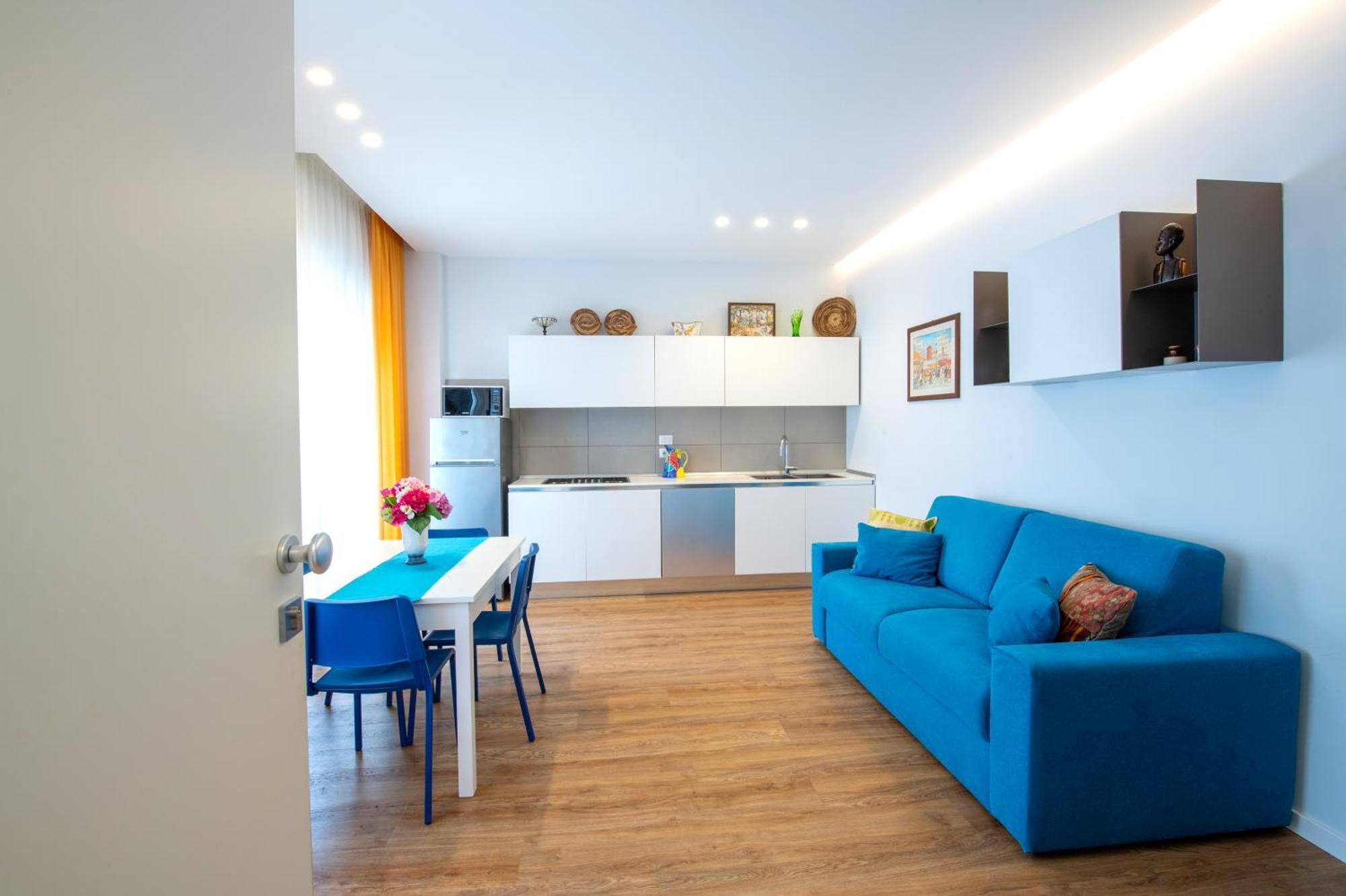 קסטלמרה די סטביה Shabby Chic Seaview Apartments מראה חיצוני תמונה